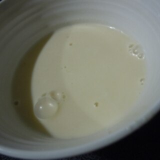 豆乳でコーンクリームスープ